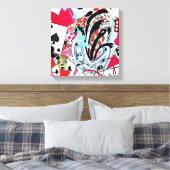 カードゲームコレクション キャンバスプリント (インサイチュ (寝室))