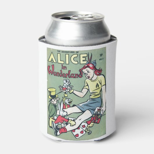 カードゲームポップ・アートの- Arts - The Adventures of Alice 缶クーラー (缶正面)