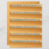 カードゲームラック 招待状 (正面/裏面)