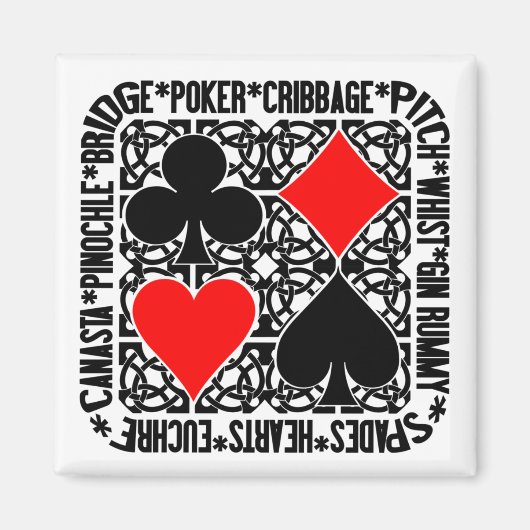 カードゲーム磁石 マグネット (正面)