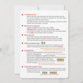 カードゲーム遊ルール – ゲーム(1) 招待状 (裏面)