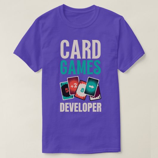 カードゲーム開発者 Tシャツ (デザイン正面)
