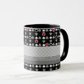 カードゲーム,トランプのポーカー,テーブルカードマグ マグカップ (正面右)