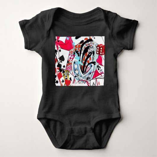 カードゲームCard Games ベビーボディスーツ (正面)
