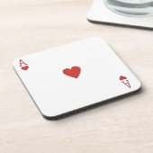 カードコースターを遊ぶハートのエース コースター (左側)