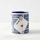カードコーヒーカップを遊ぶこと ツートーンマグカップ (中央)