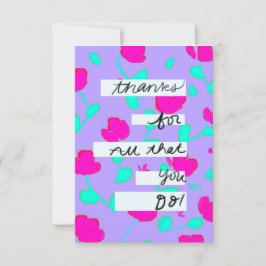 カードサンキューが原因で「お前がやるだけ」 サンキューカード