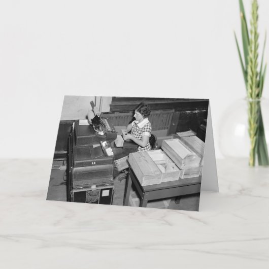 カードシャフラー, 1937 カード (正面)