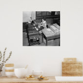 カードシャフラー: 1937 ポスター (キッチン)