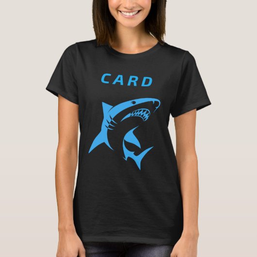 カードシャークトランプのポーカー Tシャツ (正面)