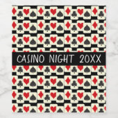 カードスイーツパターンカスタム ワインラベル (シングルラベル)