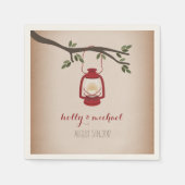 カードストッインスパイアクレッドキャンピングランタン結婚ズ スタンダードカクテルナプキン (正面)