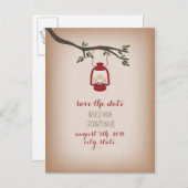 カードストッインスパイアクレッドキャンピングランタ救ンの日付 案内ポストカード (正面/裏面)