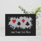 カードスプラッシュカスタム招待 招待状 (スタンド正面)