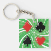 カードスーツのキーチェーン キーホルダー (正面)