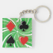 カードスーツのキーチェーン キーホルダー (裏面)
