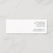 カードスーツのスペード スキニー名刺 (裏面)