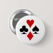 カードスーツのバッジを遊ぶこと 缶バッジ (正面&裏面)