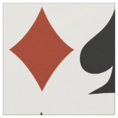 カードスーツのパターン ファブリック (クローズアップ)