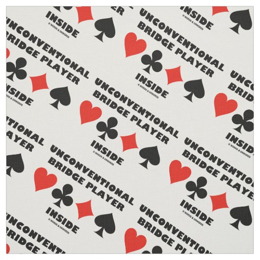 カードスーツの中の独創的なブリッジ・プレーヤー ファブリック (見本)