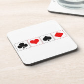カードスーツを遊ぶこと コースター (左側)