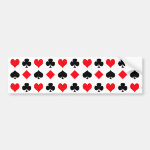 カードスーツを遊ぶこと バンパーステッカー