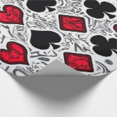 カードスーツを遊ぶこと ラッピングペーパー (角)