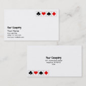 カードスーツを遊ぶこと 名刺 (正面/裏面)