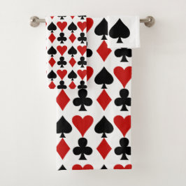 カードスーツデザインバスタオルセット バスタオルセット
