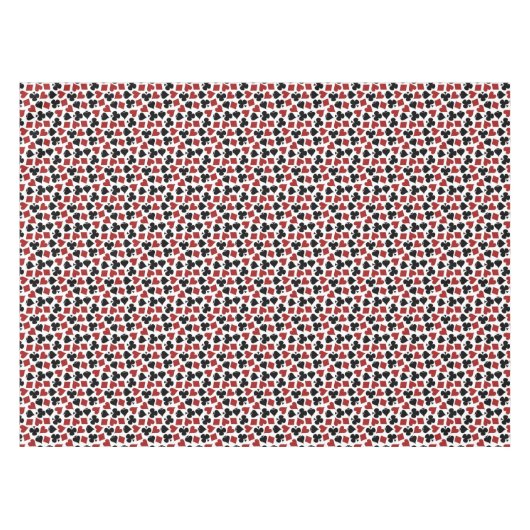 カードスーツパターンを遊ぶトランプのポーカー テーブルクロス (正面(横))