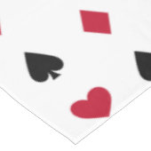 カードスーツパターンを遊ぶトランプのポーカー テーブルクロス (アングル)