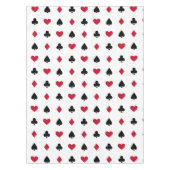 カードスーツパターンを遊ぶトランプのポーカー テーブルクロス (正面)
