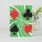 カードスーツ招待状 招待状 (スタンド正面)