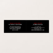 カードスーツ、カジノマネージャー詳細 名刺 (内部フラット)