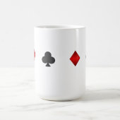 カードスーツ-コーヒー・マグ--を遊ぶ3D コーヒーマグカップ (中央)