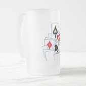 カードスーツ フロストグラスビールジョッキ (正面左)