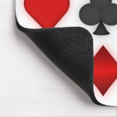 カードスーツ-白いマウスパッド--を遊ぶ3D マウスパッド (コーナー)