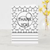 カードズクリエイティブカラーリングカードありがとう3 カード (黄色い花)