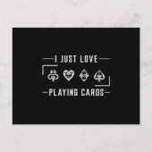 カードズデイ遊エーストランプのポーカーカジノゲームギフト ポストカード (正面)