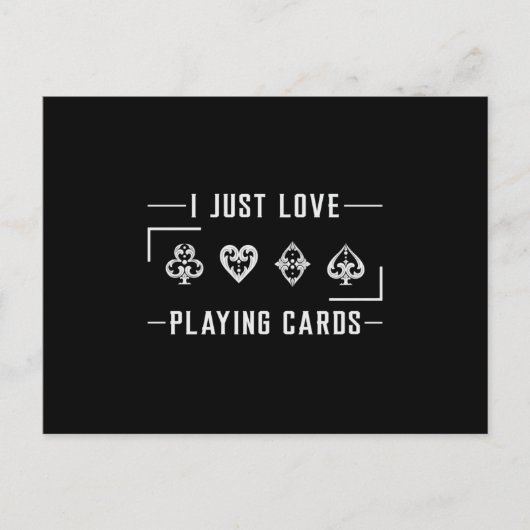 カードズデイ遊エーストランプのポーカーカジノゲームギフト ポストカード (正面)