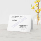 カードテンプレートの取得 カード (黄色い花)