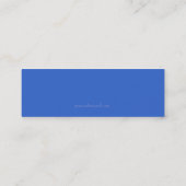 カードテンプレート-ベビーの発表かシャワー スキニー名刺 (裏面)