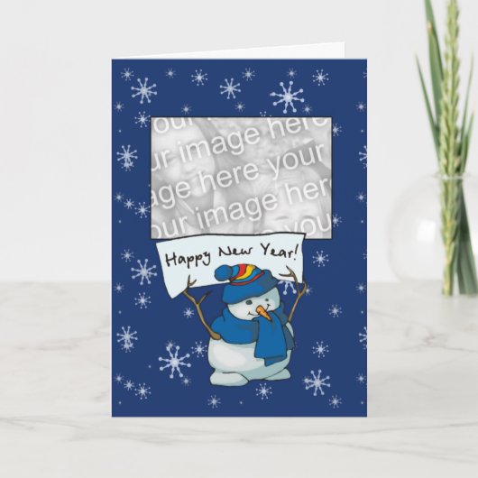 カードテンプレート-明けましておめでとう! シーズンカード (正面)