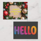 カードデザイン ノートカード (正面/裏面)