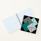 カードトリックキルトブロックスパイラルノート ノートブック (内部)