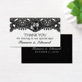 カードハロウィン結婚スケルトンに感謝エレガント (デスク)