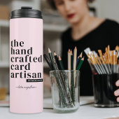 カードパーソナライズされたメーカーの紙職人へのギフト タンブラー