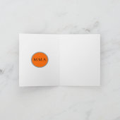 カードパーソナライズされた、ありがとう、文房具 サンキューカード (内部)