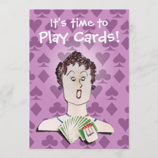 カードパーティの招待状 招待状