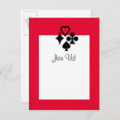 カードパーティー インビテーションポストカード (正面/裏面)